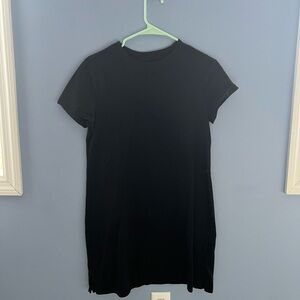 Black t-shirt dress